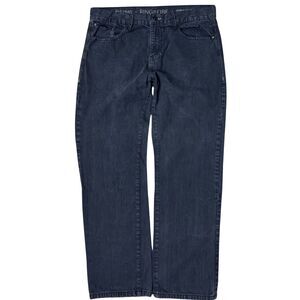 Ring of Fire Men's Jeans Hyperion Ave Denim Straight Leg Black Pockets 34x30 Y2K